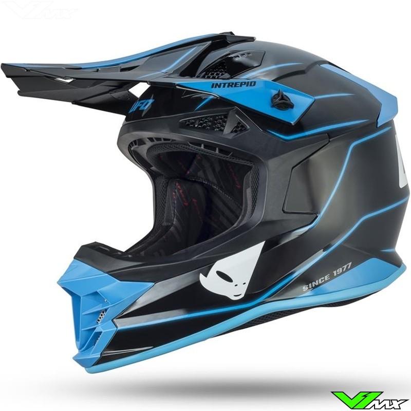 Мотошлем UFO HELMET INTREPID Black/Blue