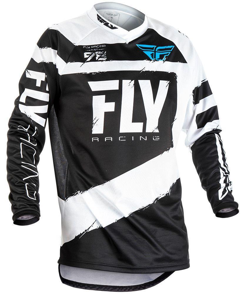 Джерси FLY RACING F-16 Black/White
