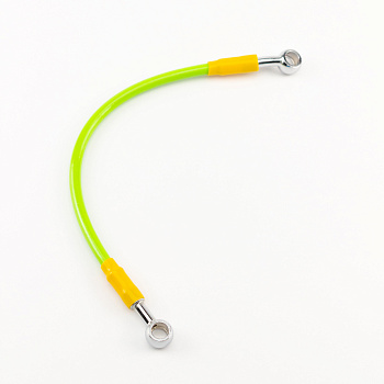 Шланг гидравлический тормозной (армированный) L=400 d=10мм зеленый